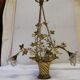 Lustre corbeille Louis XVI en bronze