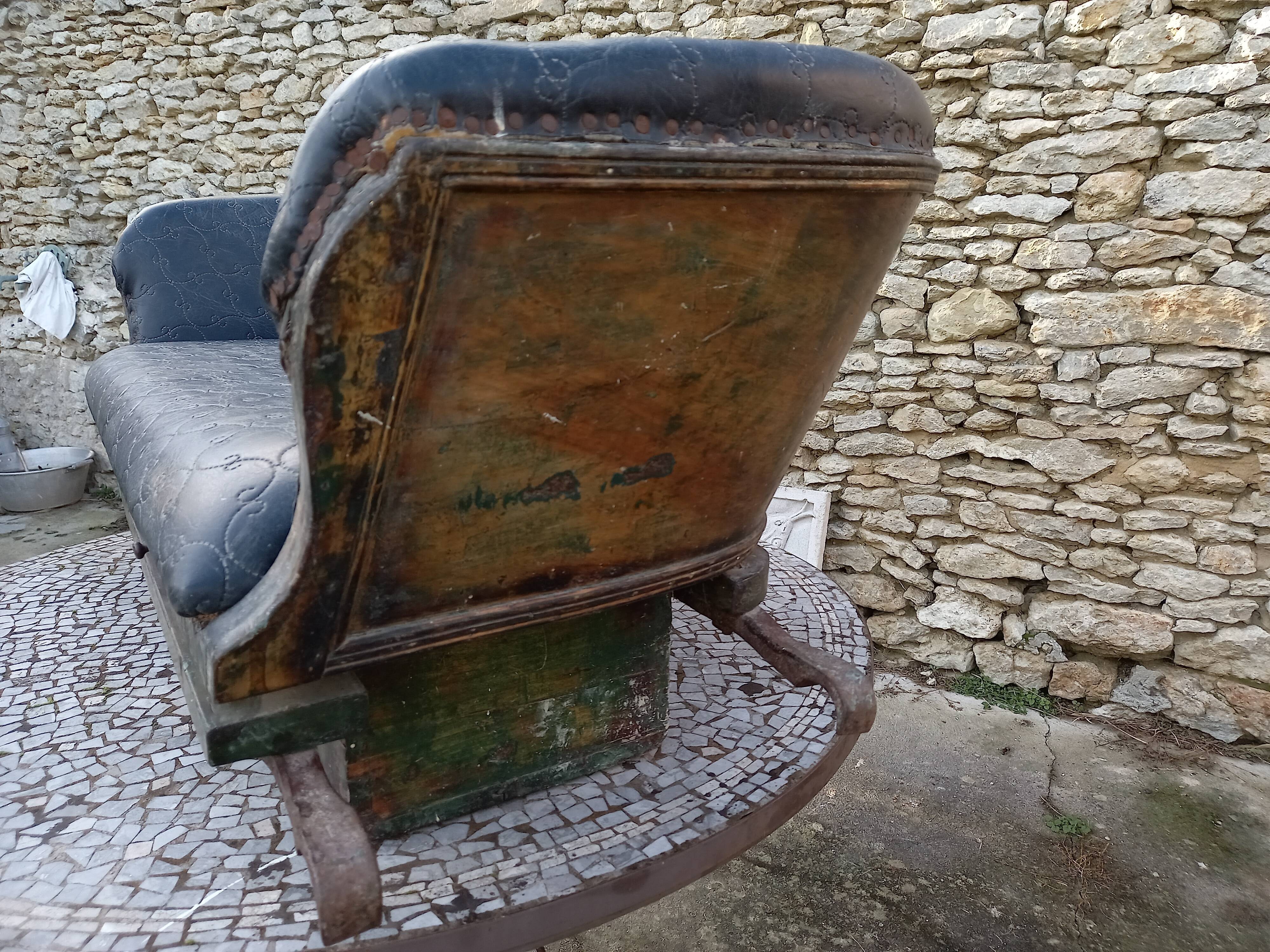 Armchair, carriage bench Napoleon III
