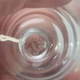 Lot of old small alcohol glasses, Lulli, in Baccarat crystal, signed