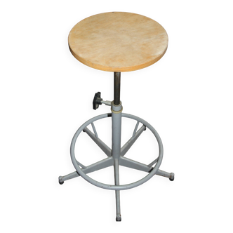 tabouret d'atelier années 50