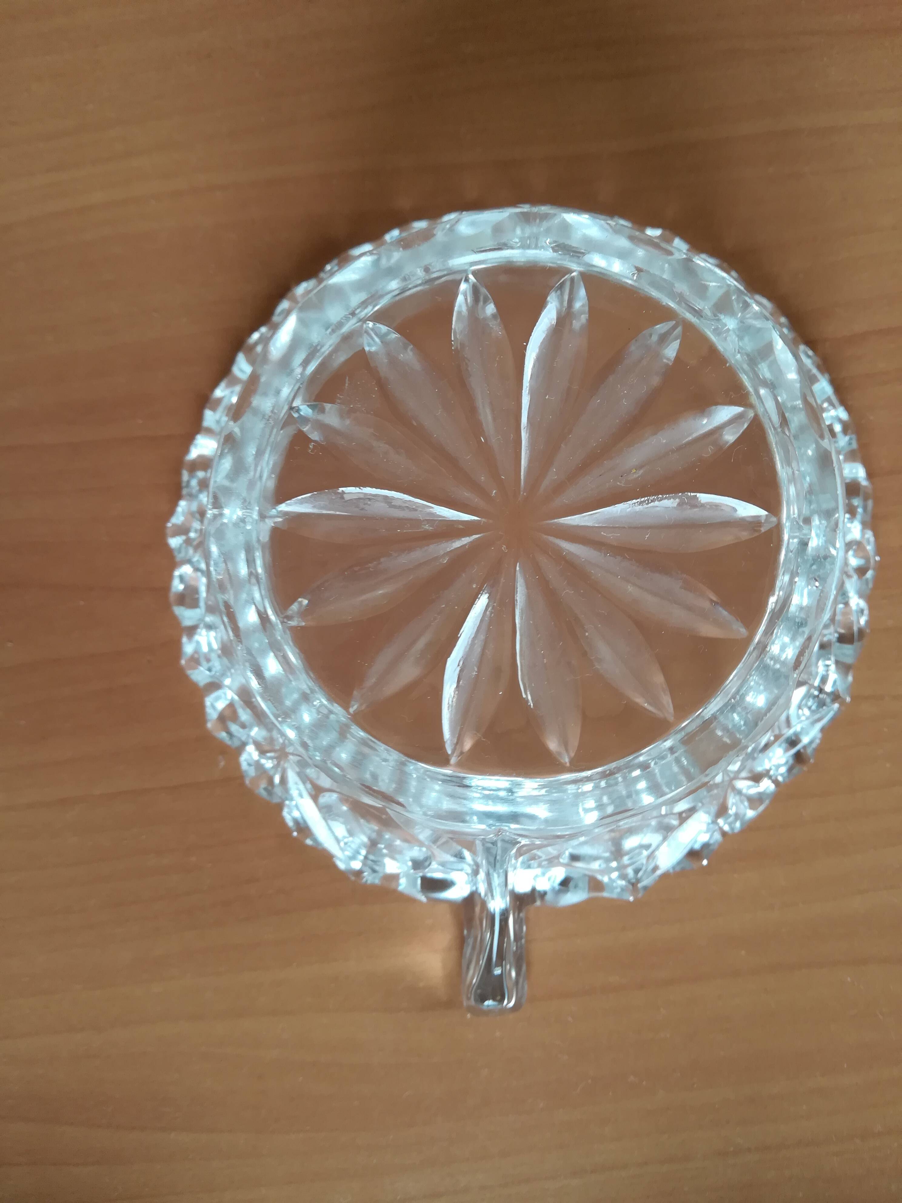 Chiseled glass fruit salad set