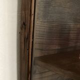 Antique wooden wall display cabinet