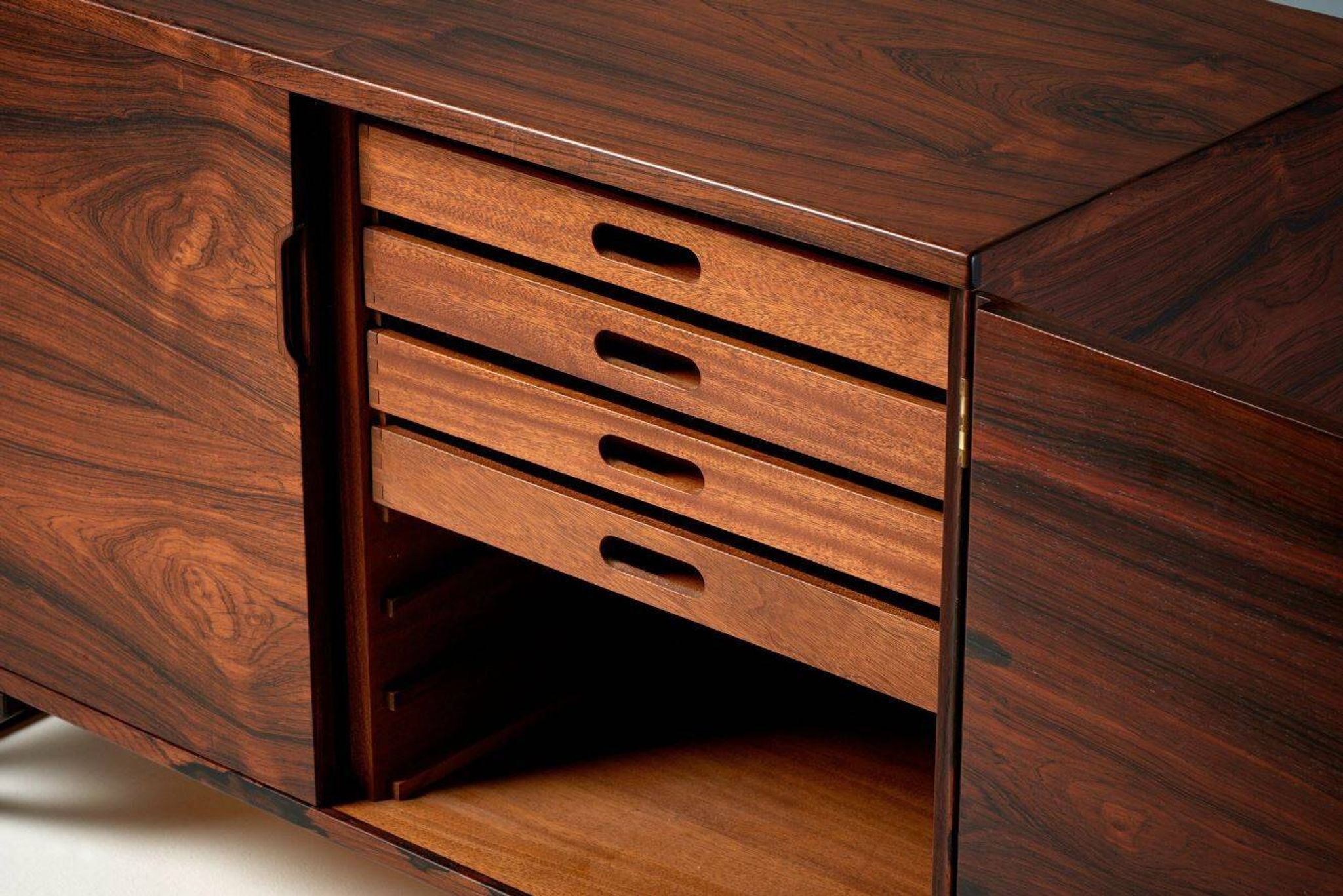 Danish design. Designer sideboard, handcrafted by Langkilde Møbler, 1960s.