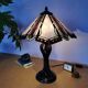 Tiffany style lamp, stained glass, art nouveau
