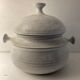 Ceramic pottery, white soup tureen