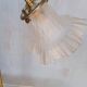 Tulip swan neck desk lamp in frosted glass