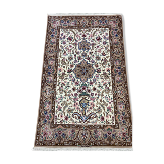 Tapis Ispahan laine soie - 174x107cm