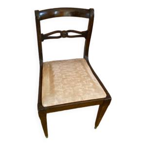 Chaise en acajou style