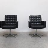 Set of 3 Executive Chairs by Vincent Cafiero for Knoll International, 1960s