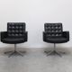 Set of 3 Executive Chairs by Vincent Cafiero for Knoll International, 1960s