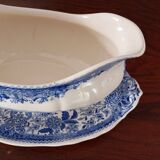 Gravy boat 'Burgenland' blue Villeroy & Boch Mettlach