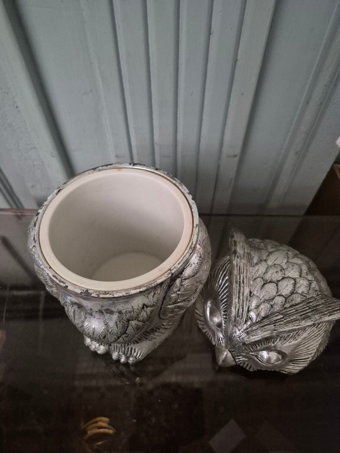 Vintage owl ice bucket Mauro Manetti