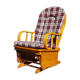 Rocking chair in pine, 1970s