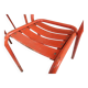 4 tolix metal bistro chairs