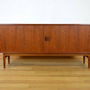 Enfilade danoise en teck par Arne Vodder modèle OS37 / Sibast 1960