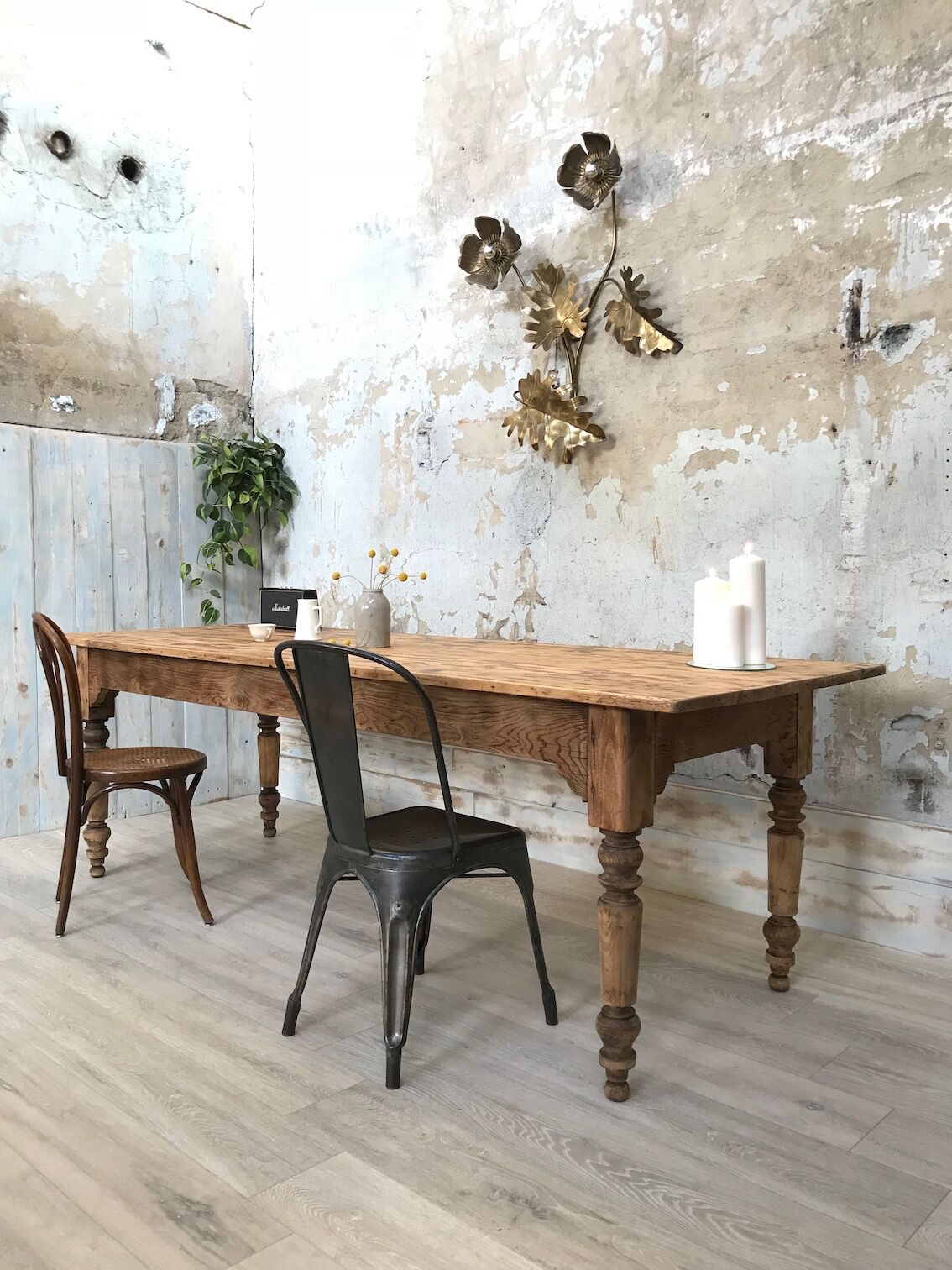 Vintage farm table