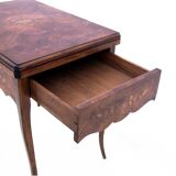 An inlayed table - a card game, France, circa 1900