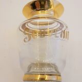 Tiny gilded glass vase