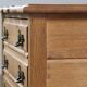 Vintage 1960s Danish three-drawer Oak Side Table, Henning Kjærnulf style