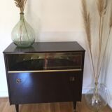 Vintage rolling bar cabinet