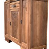 Parisian art deco buffet walnut brut massive 1920