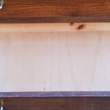 Vintage oak chest of drawers from the 50s with 4 drawers and compass feet