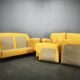 Pair of Poltrona Frau George Leather Sofas, Italy, 1992