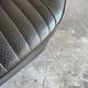 Vintage racing seat in black faux leather