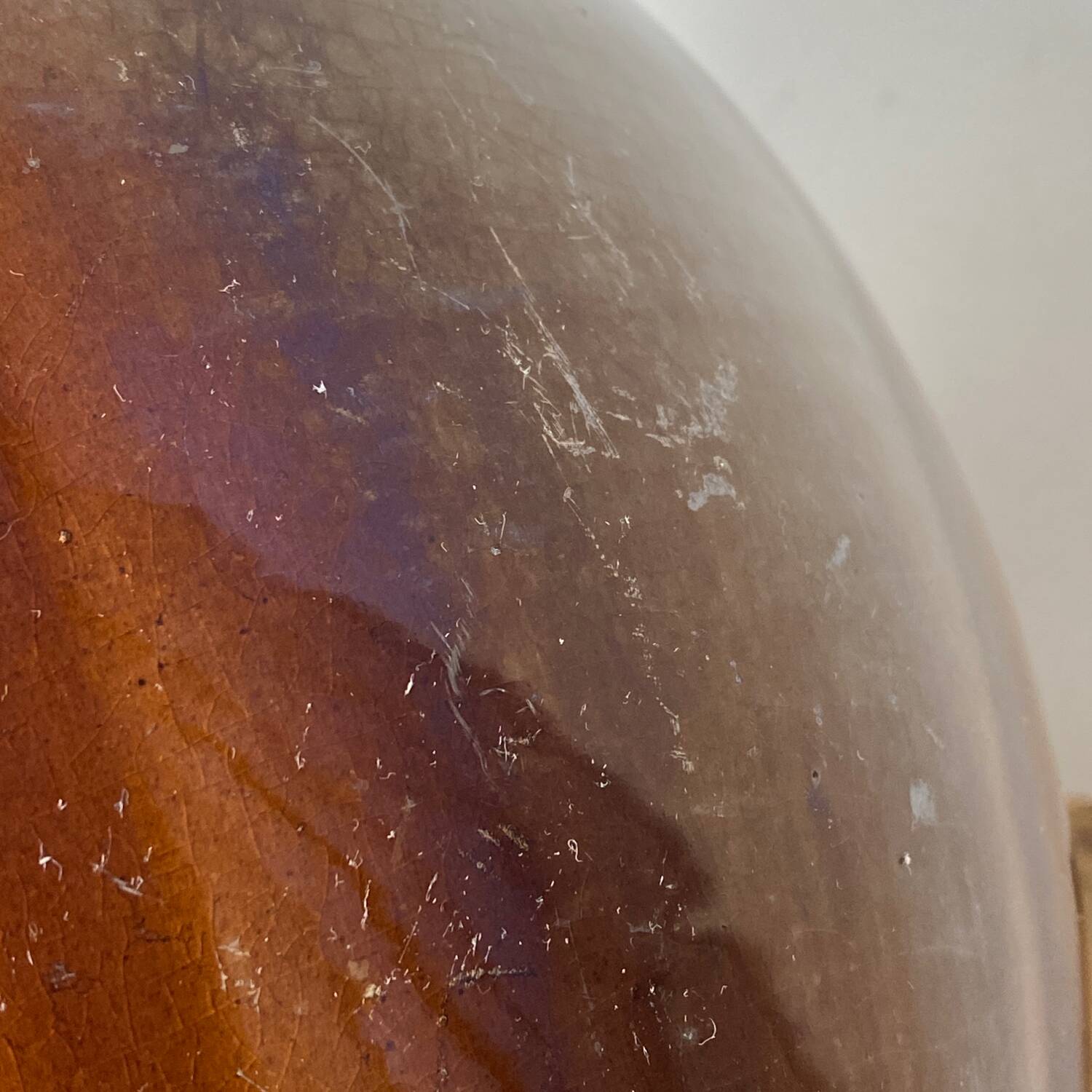 Art Deco Terracotta Spherical Vase by Albert Hellies