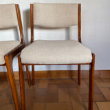 Suite de 4 chaises de style scandinave