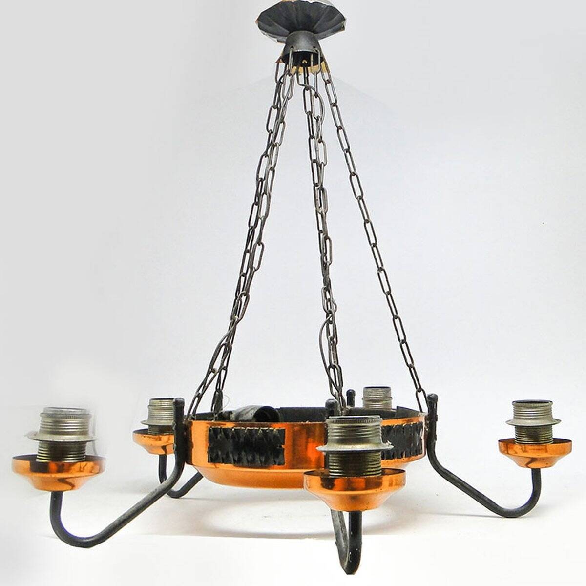 Mid-century chandelier, Poland, 1970s