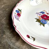 Sarreguemines hollow round earthenware dish, "Agreste" service