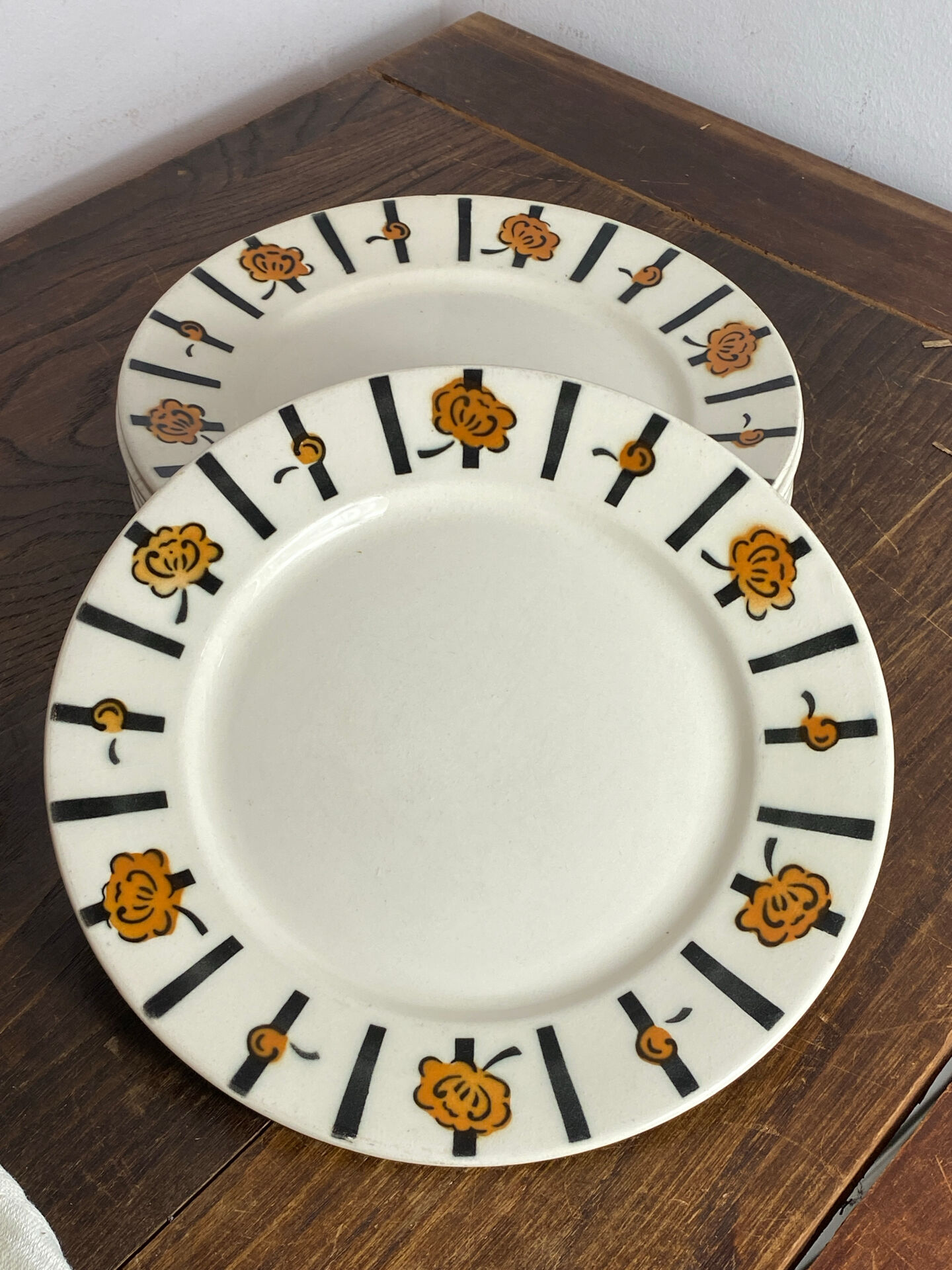 Porcelain plates, Badonviller France