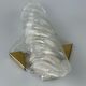 Xl 60s 70s wall lamp wall sconce kaiser lights brass glass space age