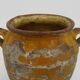Magnificent glazed yellow confit pot, south-west of France. 19th century.