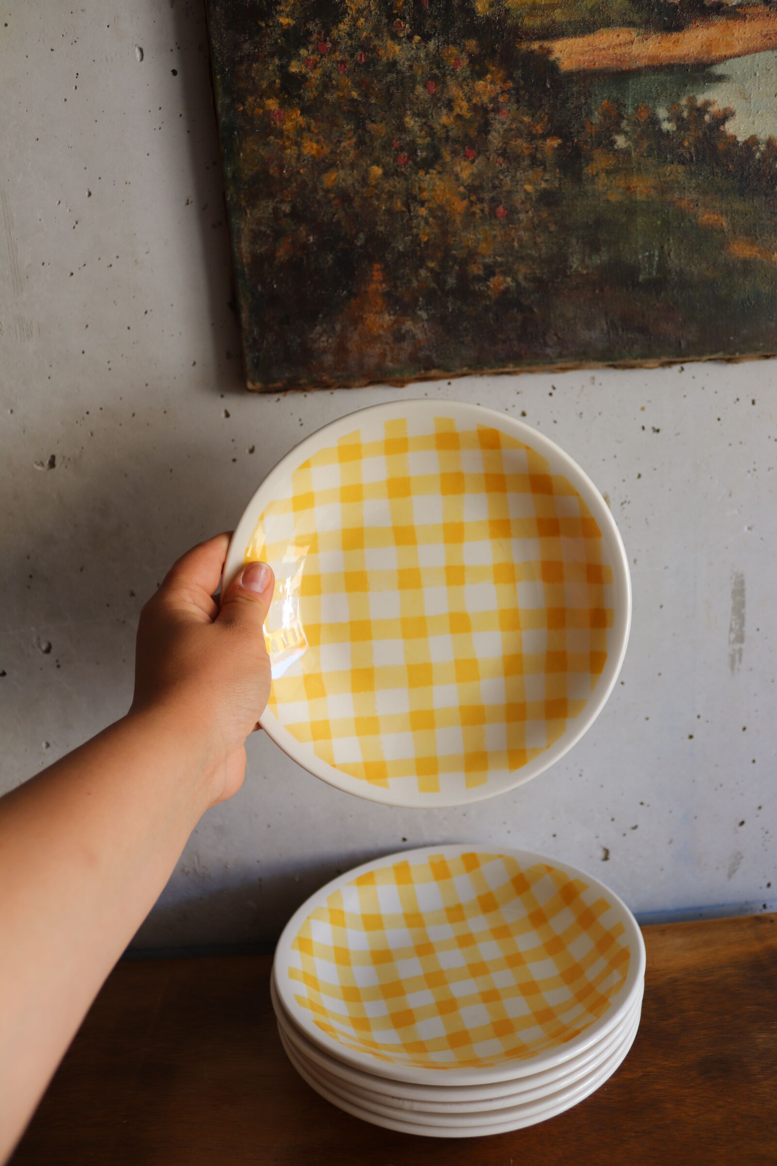 6 hollow checkered plates England