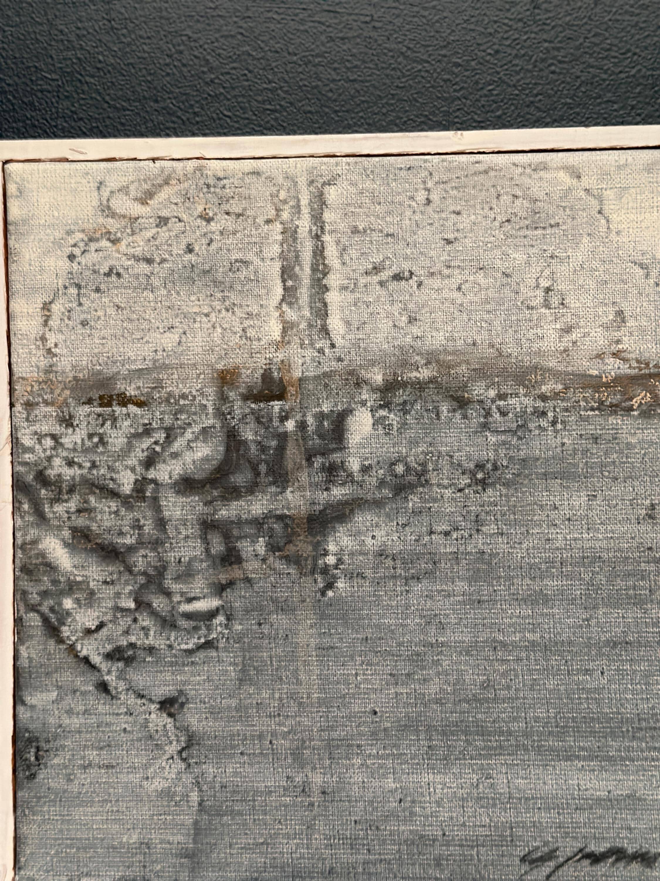 Huile sur toile originale suédoise – “Vinter Vision II” par Gunnar Jonsson