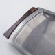 Square stainless steel tray, Danish design, 1970s, made in Denmark