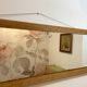 Trapezoidal oak mirror - 182x32cm