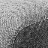 Paire de fauteuils en tissu gris vintage des années 1970