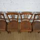 Ensemble de 4 chaises de bistrot vintage dépareillées