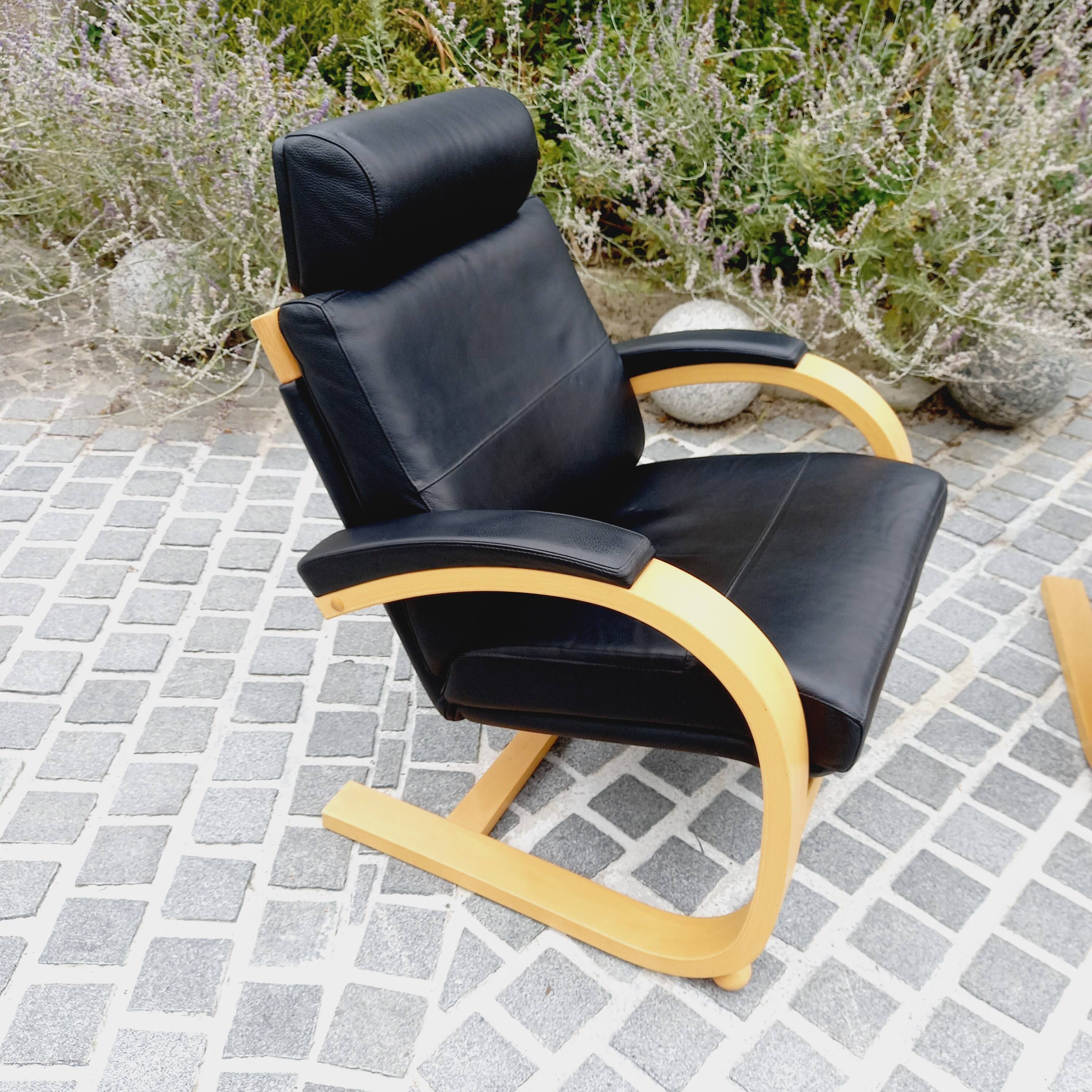 Fauteuil scandinave NELO années 70