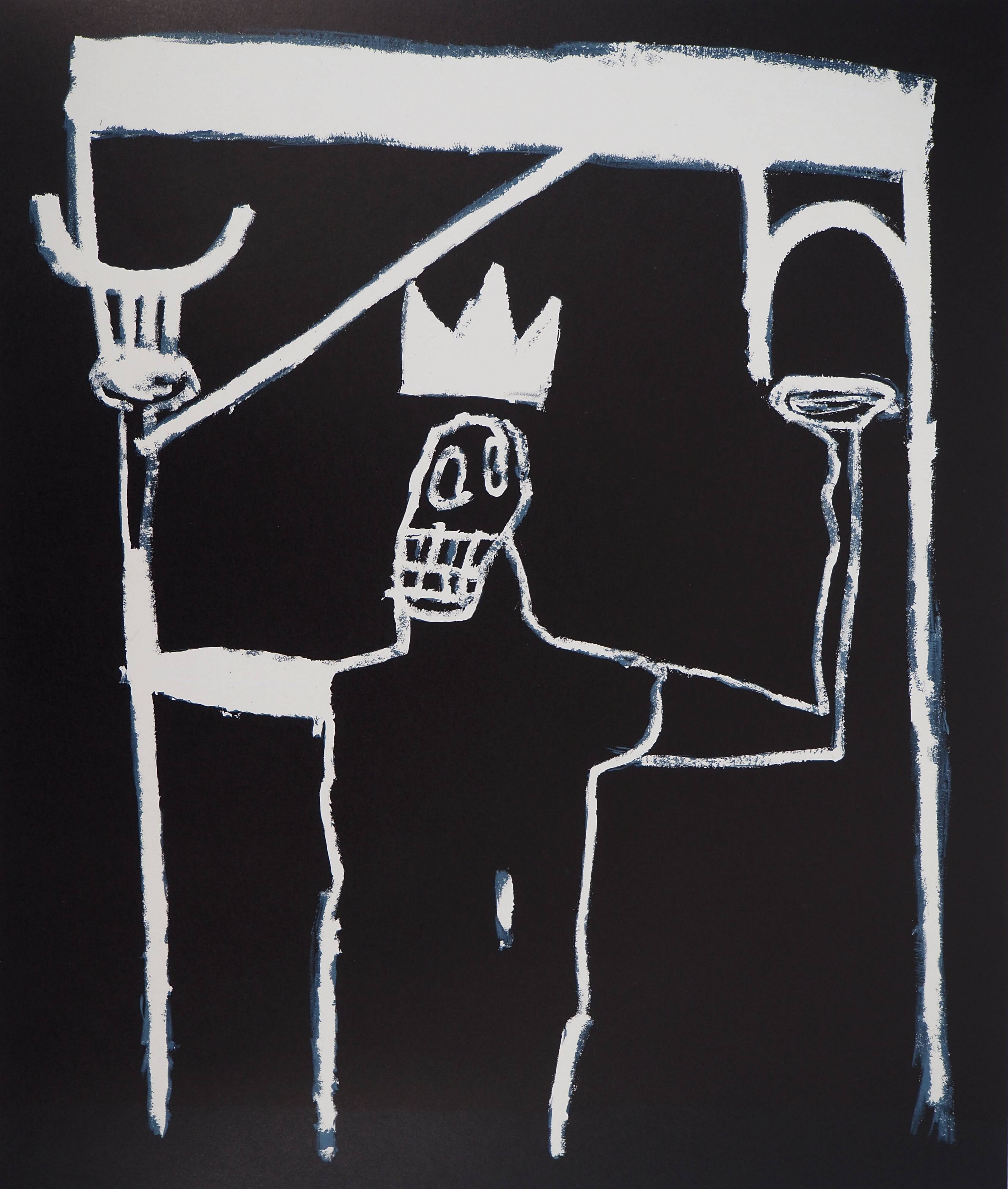 Jean-Michel Basquiat: The King, signed lithograph