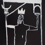 Jean-Michel Basquiat: The King, signed lithograph
