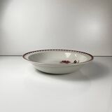 Large salad bowl with "Oeillet" rim, Sarreguemines, 1920-50