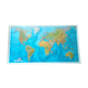 Planisphere map air france 80s - travel agency