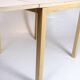 Table with drop leaves - Model 517 - White laminate top - Oak - Haslev Møbelsnedkeri