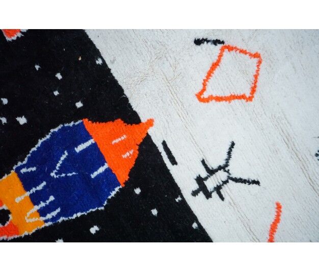 Colorful Berber carpet 303x196cm