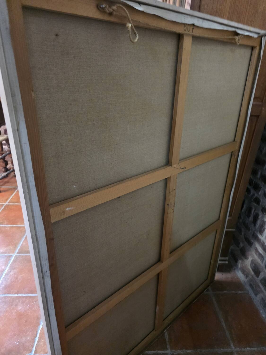 Oil painting on canvas from the 50s/70s