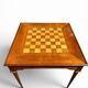 Square game table "tric trac" in Louis XVI style, 19th century.